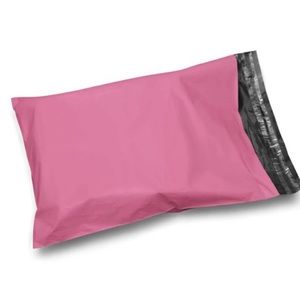 100 pack of Pink polymailers 6x9